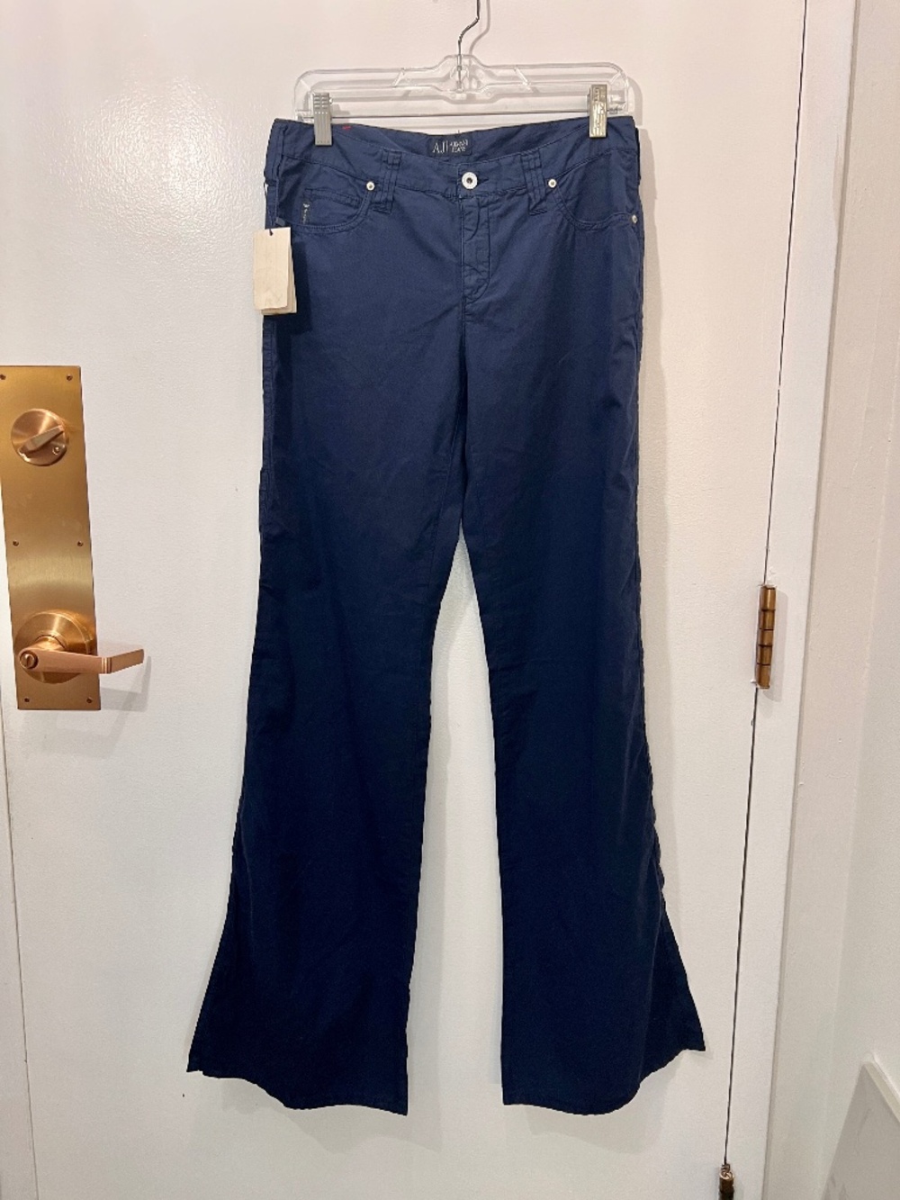 NWT Vintage Armani Jeans women's high rise bootcut trousers Size 28